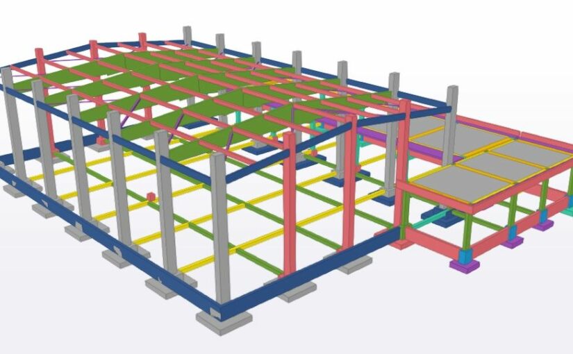 Progettazione strutturale esecutiva della palestra di Borgochiesanuova di Mantova